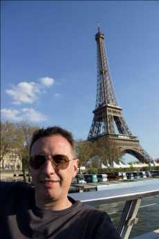 Torre Eiffel por el Rio Sena con Sergio Ceballos
