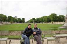 Jardines de Luxemburgo con Silvana Gonzalez y Sergio Ceballos