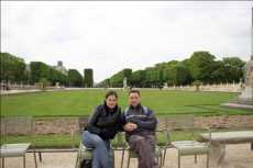 Jardines de Luxemburgo con Silvana Gonzalez y Sergio Ceballos