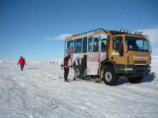 En la nieve